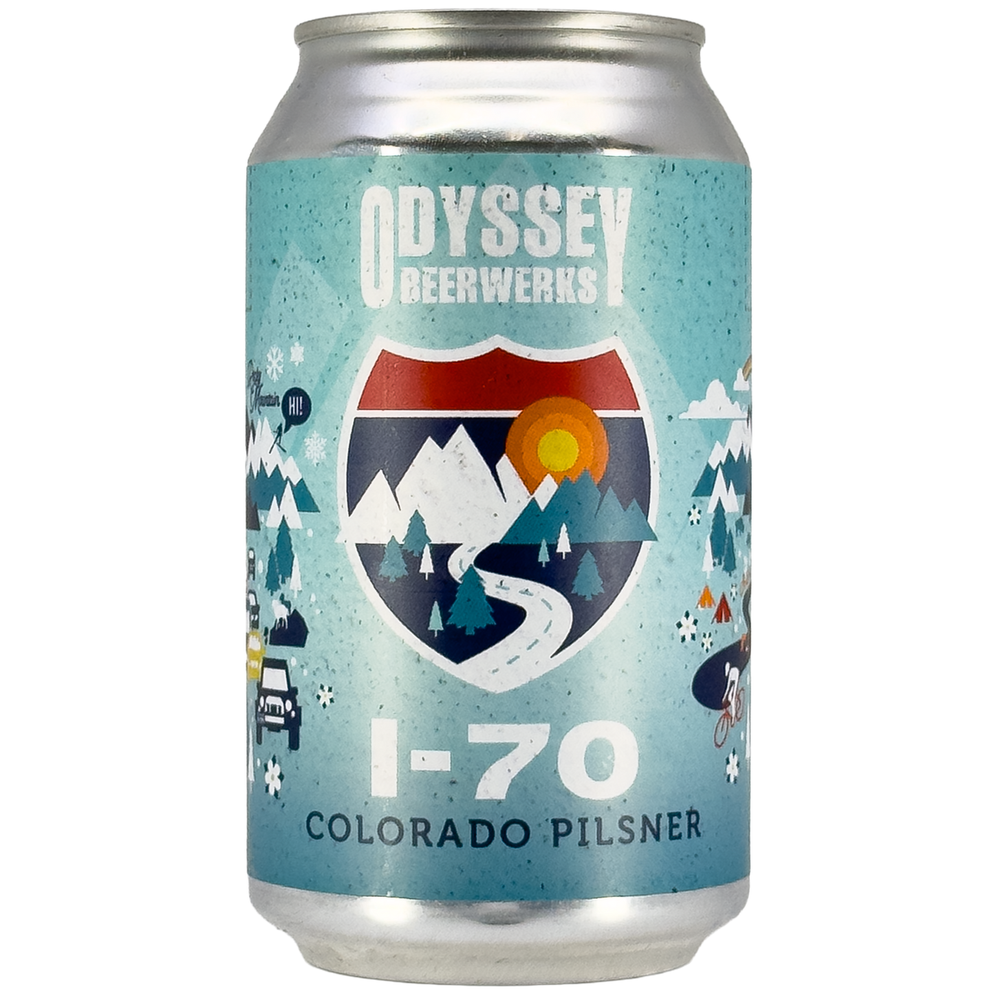 Odyssey Beerwerks 'I-70 Pils' Pilsner Beer, Colorado