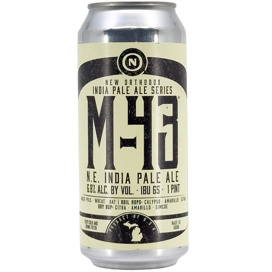 Old Nation Brewing Co 'M-43' New England India Pale Ale Beer, Michigan
