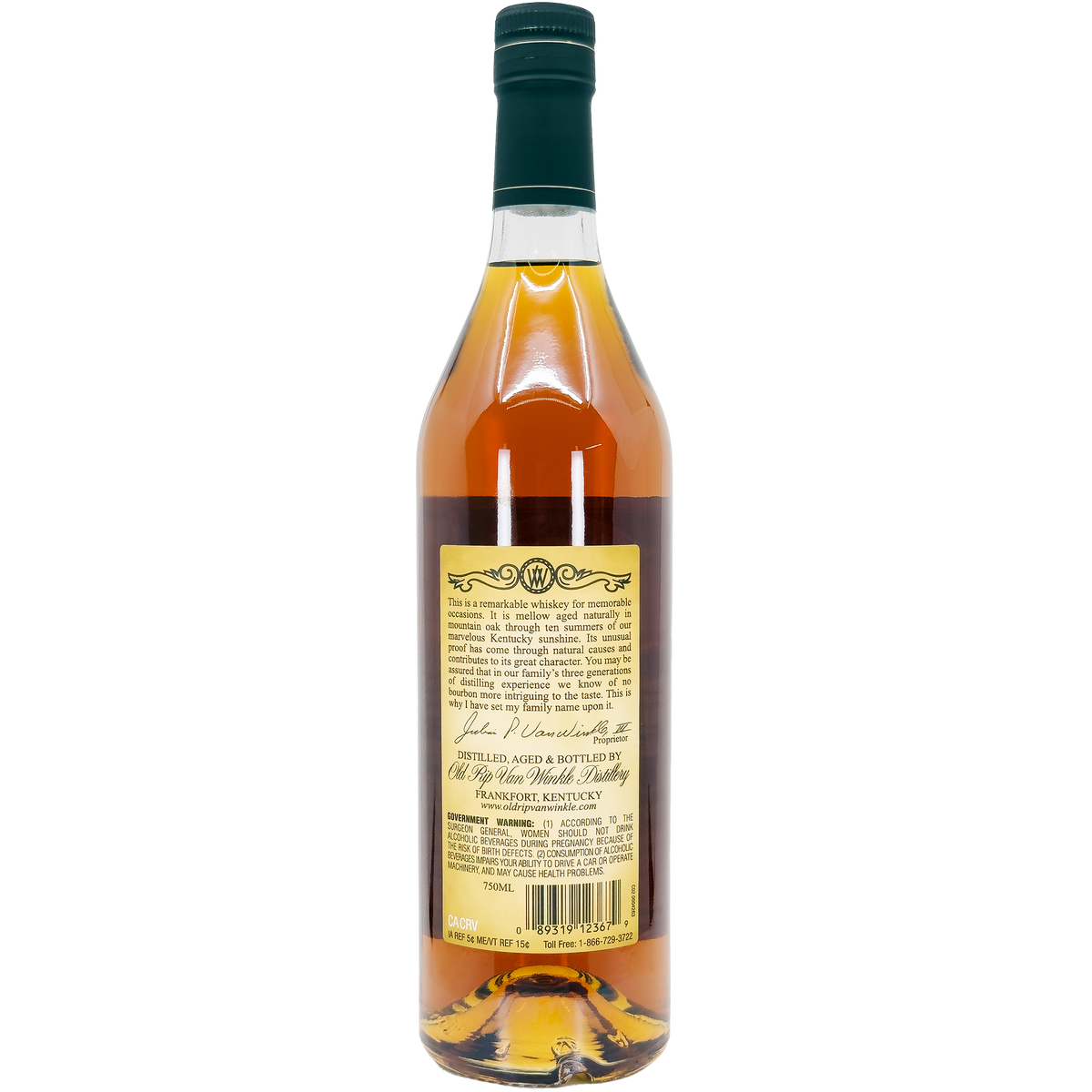 Old Rip Van Winkle Handmade 10 Year Old Kentucky Straight Bourbon Whiskey