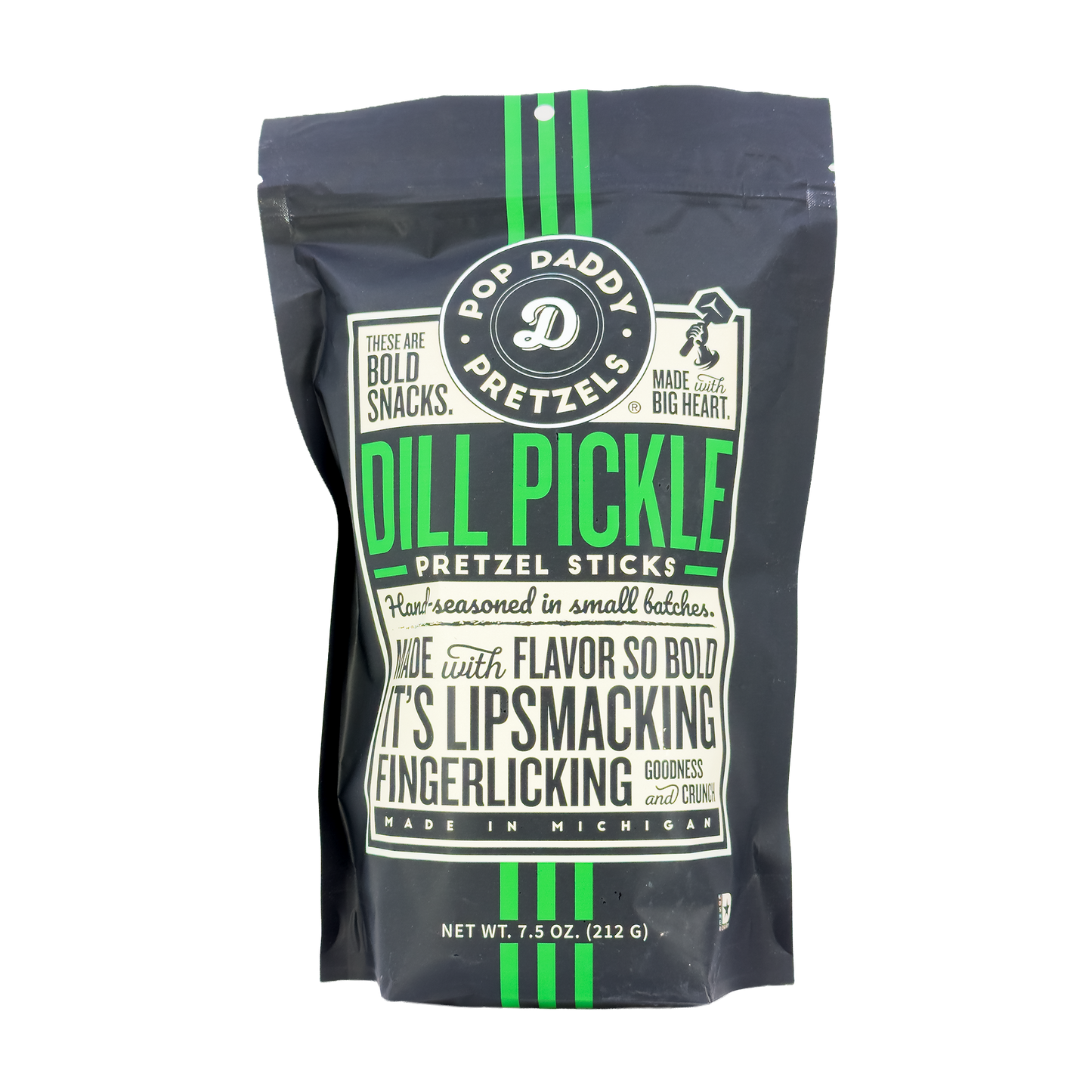 Pop Daddy Snacks Seasoned Pretzels, Michigan
