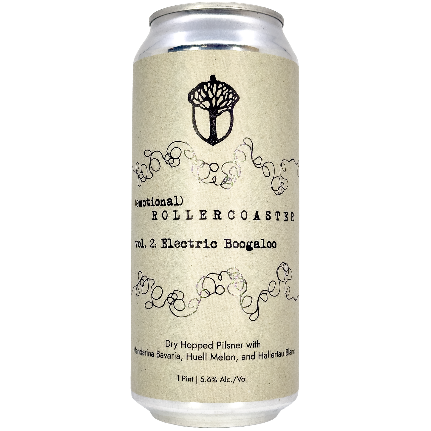 Purpose Brewing 'Emotional Rollercoaster Vol. 2 Electric Boogaloo' Pilsner Beer, Colorado