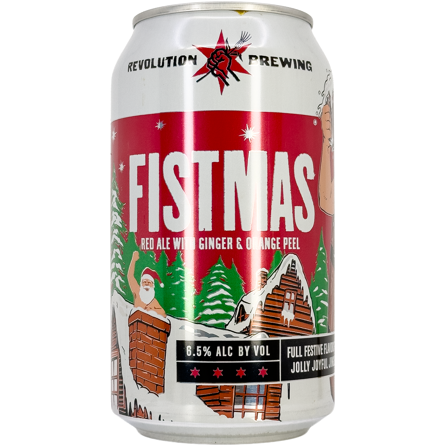 Revolution Brewing 'Fistmas' Red Ale Beer, Illinois