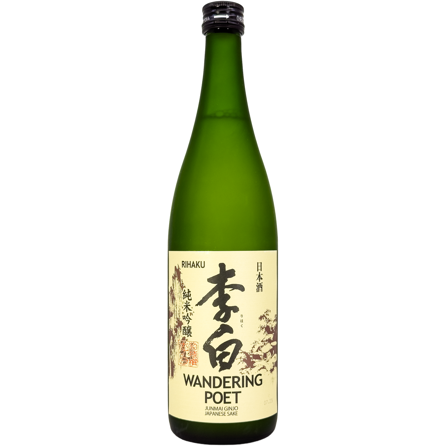 Rihaku 'Wandering Poet' Junmai Ginjo Sake, Japan