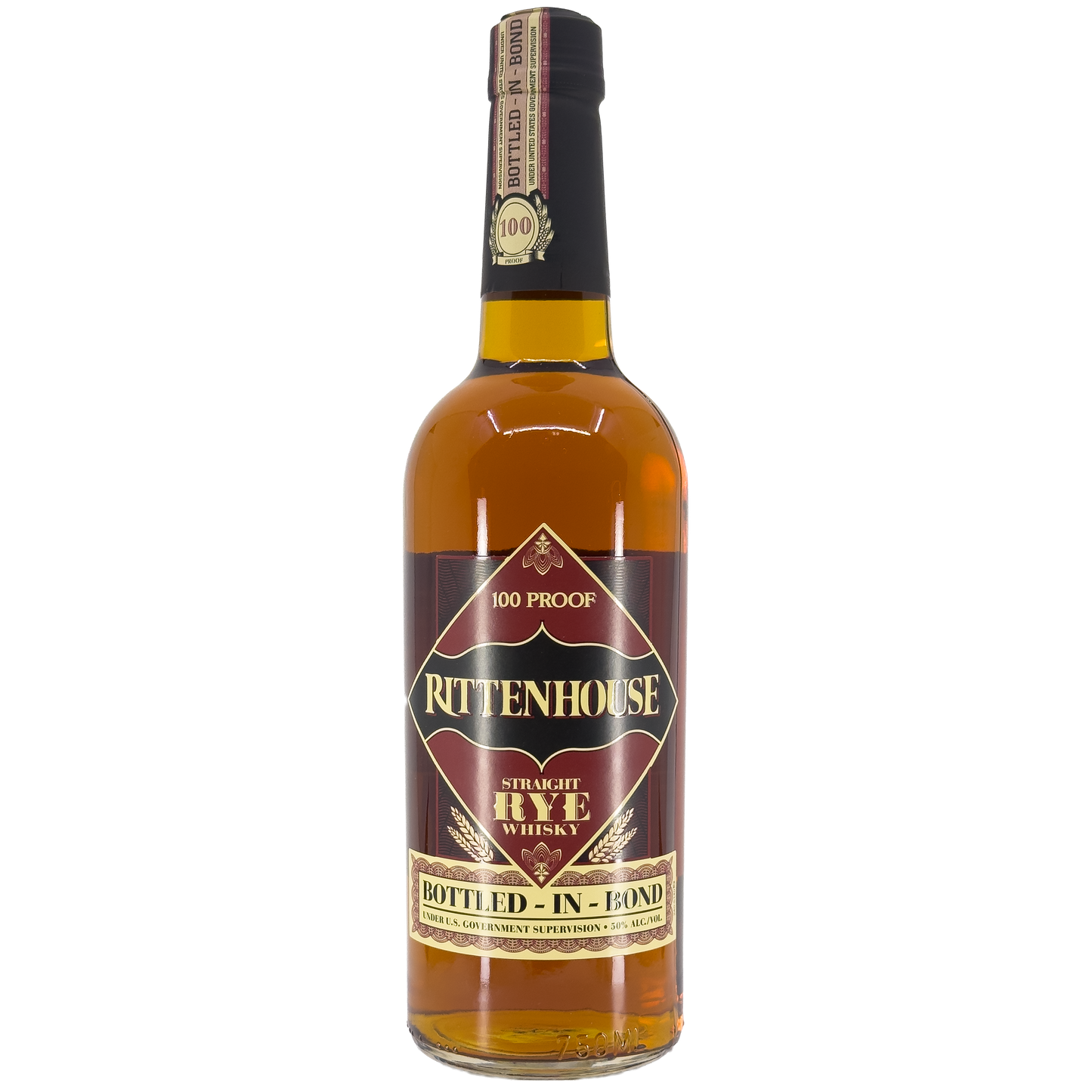Rittenhouse Bottled-in-Bond Straight Rye Whisky, Kentucky