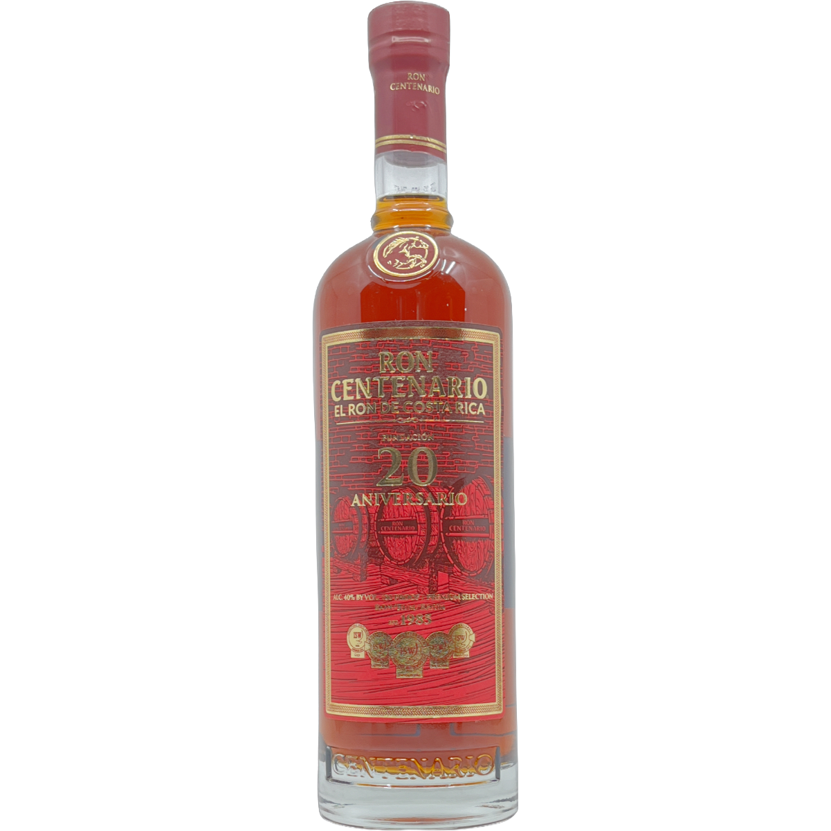 Ron Centenario Fundacion XX 20 Aniversario Rum Costa Rica