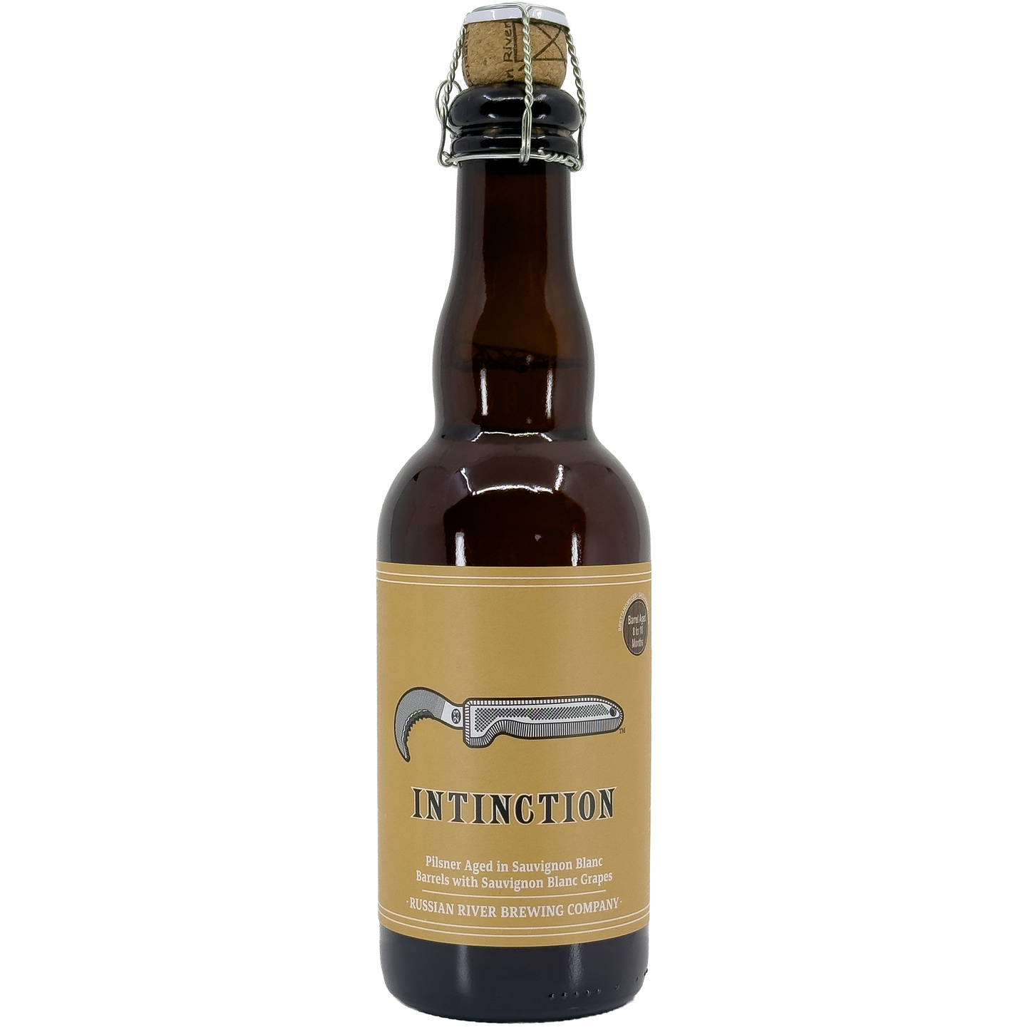 Russian River Brewing Company 'Intinction' Sauvignon Blanc Aged Pilsner Beer, California
