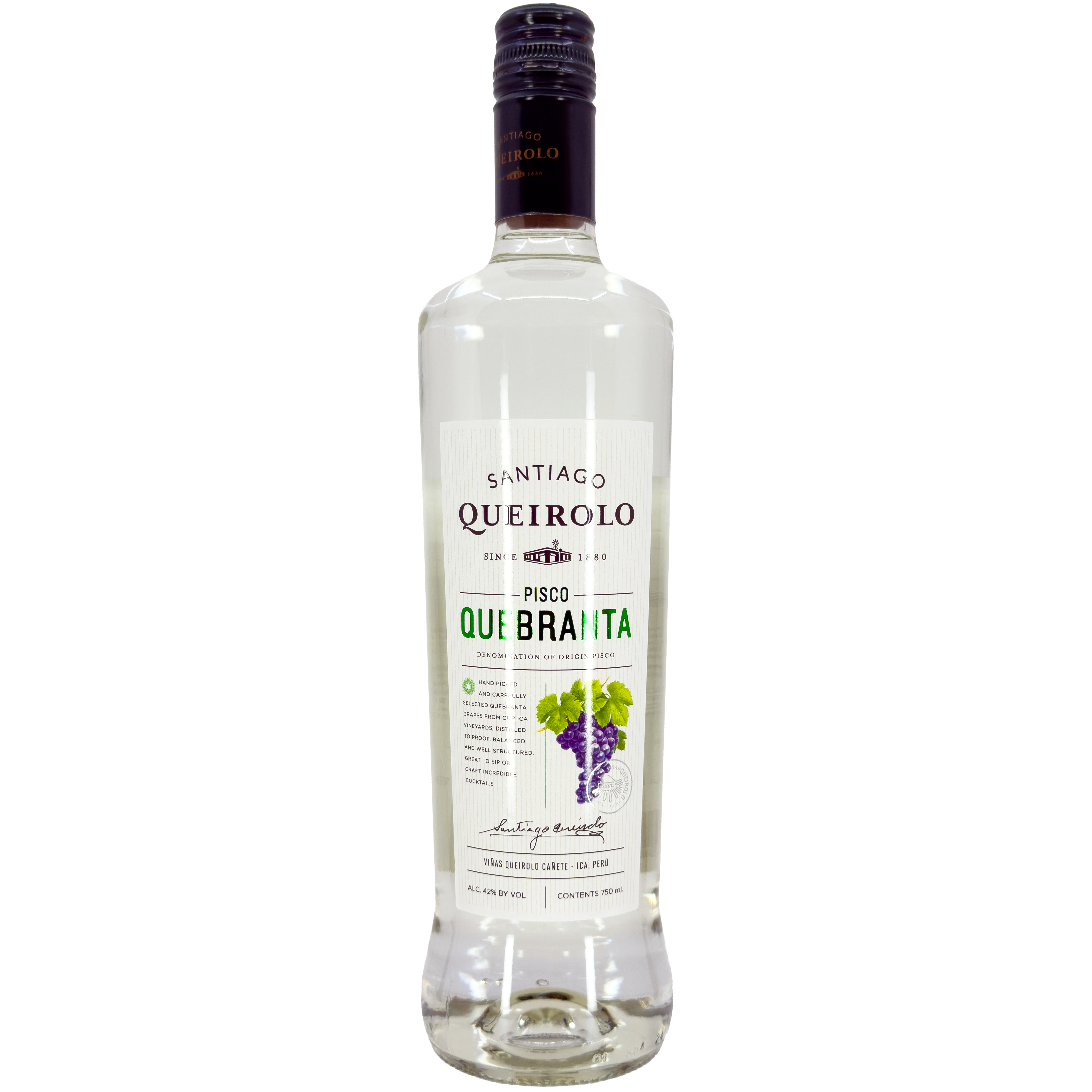 Santiago Queirolo Pisco Quebranta, Peru – Wine Dispensary