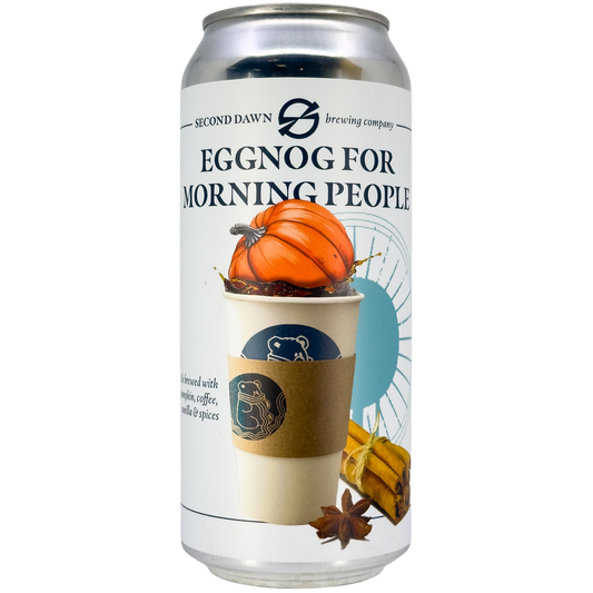 Second Dawn Brewing Co. 'Eggnog for Morning People' Pumpkin Spice Latte Ale Beer, Colorado