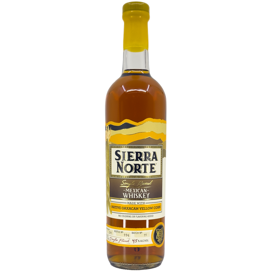 Sierra Norte Yellow Corn Single Barrel Whiskey, Mexico