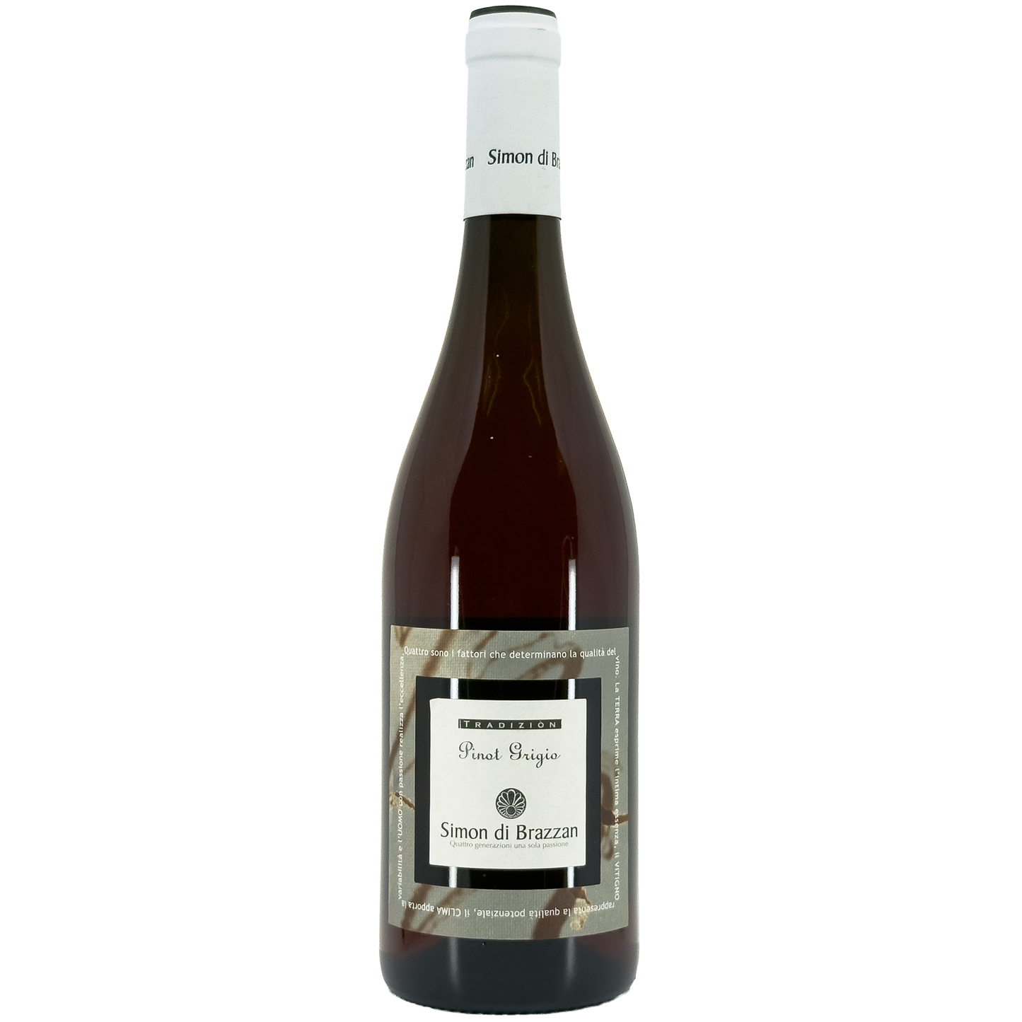 Simon di Brazzan 'Tradizion' Pinot Grigio Venezia Giulia IGT, Friuli-Venezia Giulia, Italy