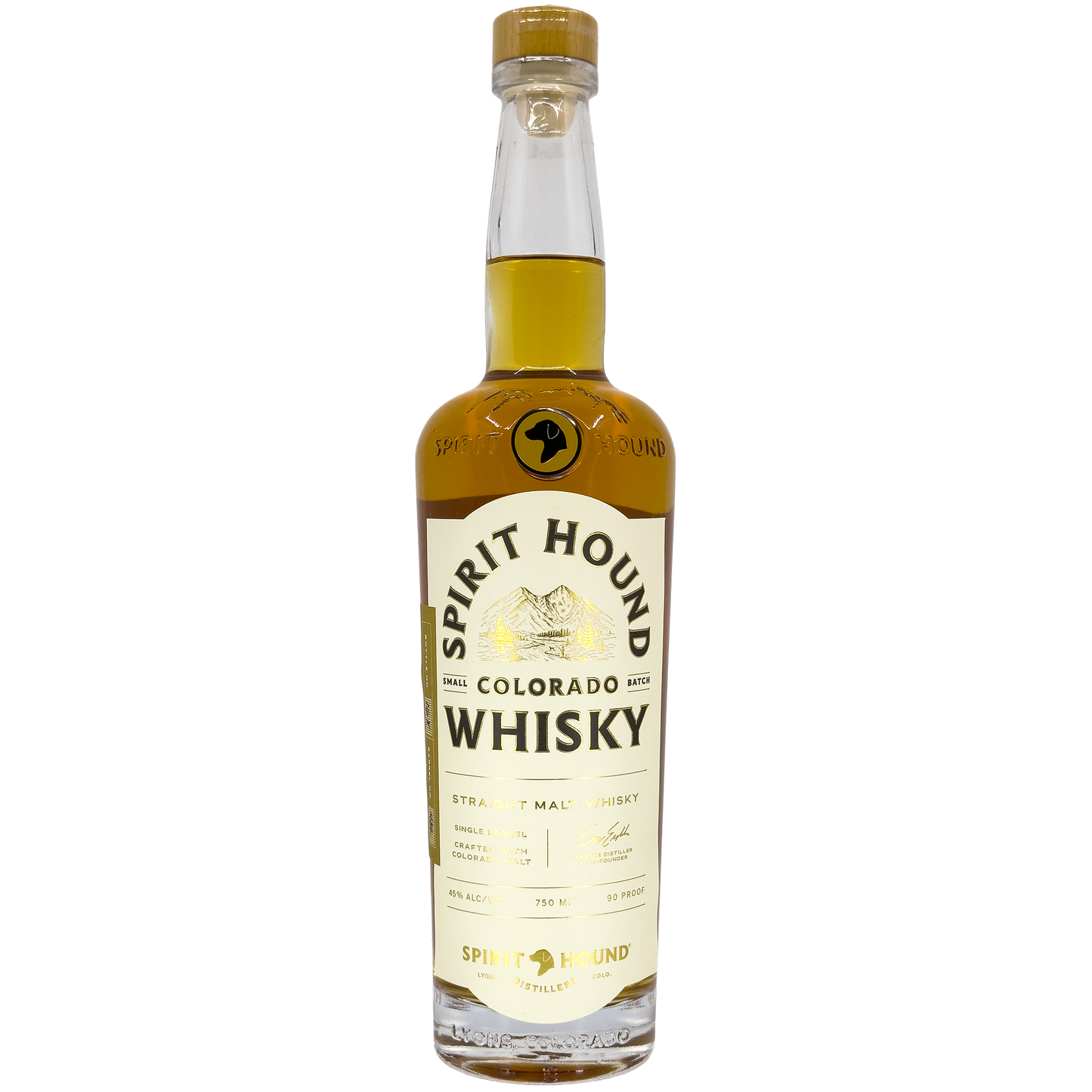 Spirit Hound Distillers American Single Malt Whiskey, Colorado