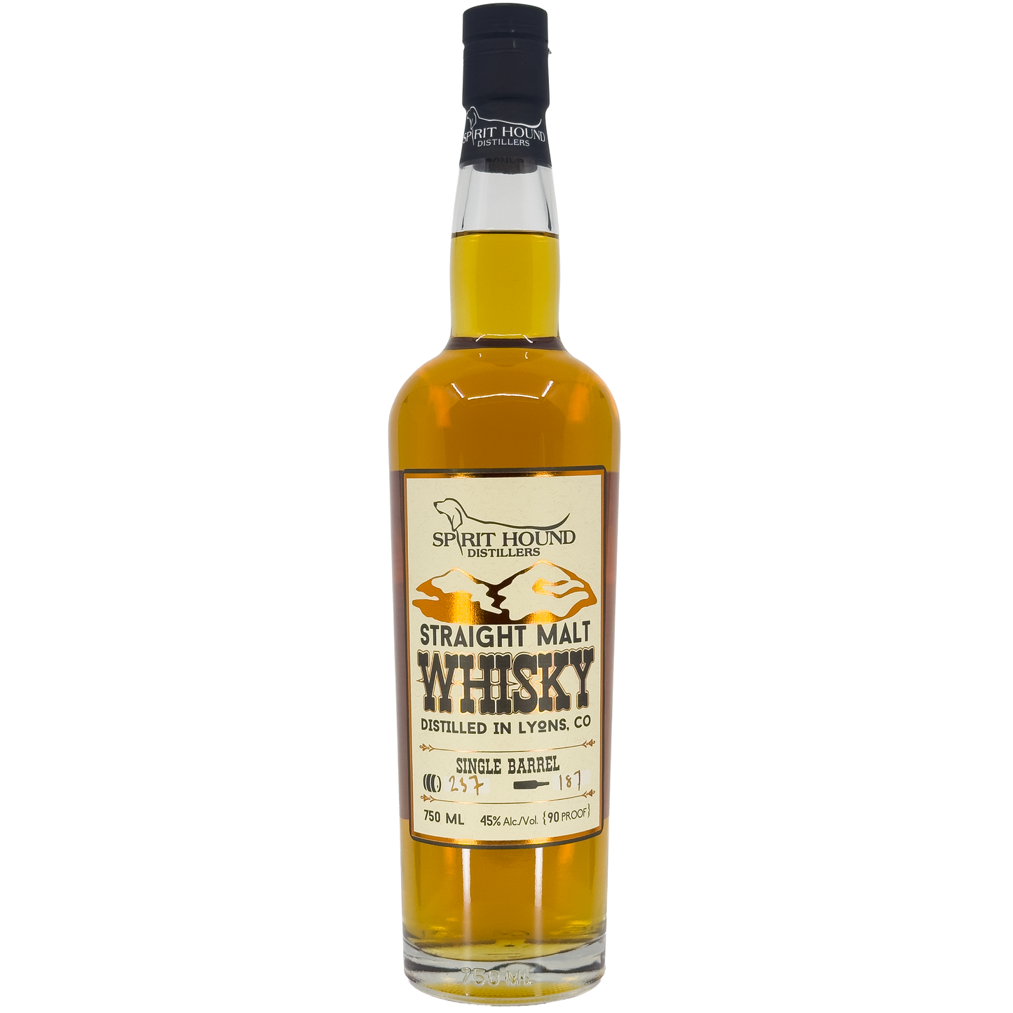 Spirit Hound Distillers 'Single Barrel' Straight Malt Whisky, Colorado