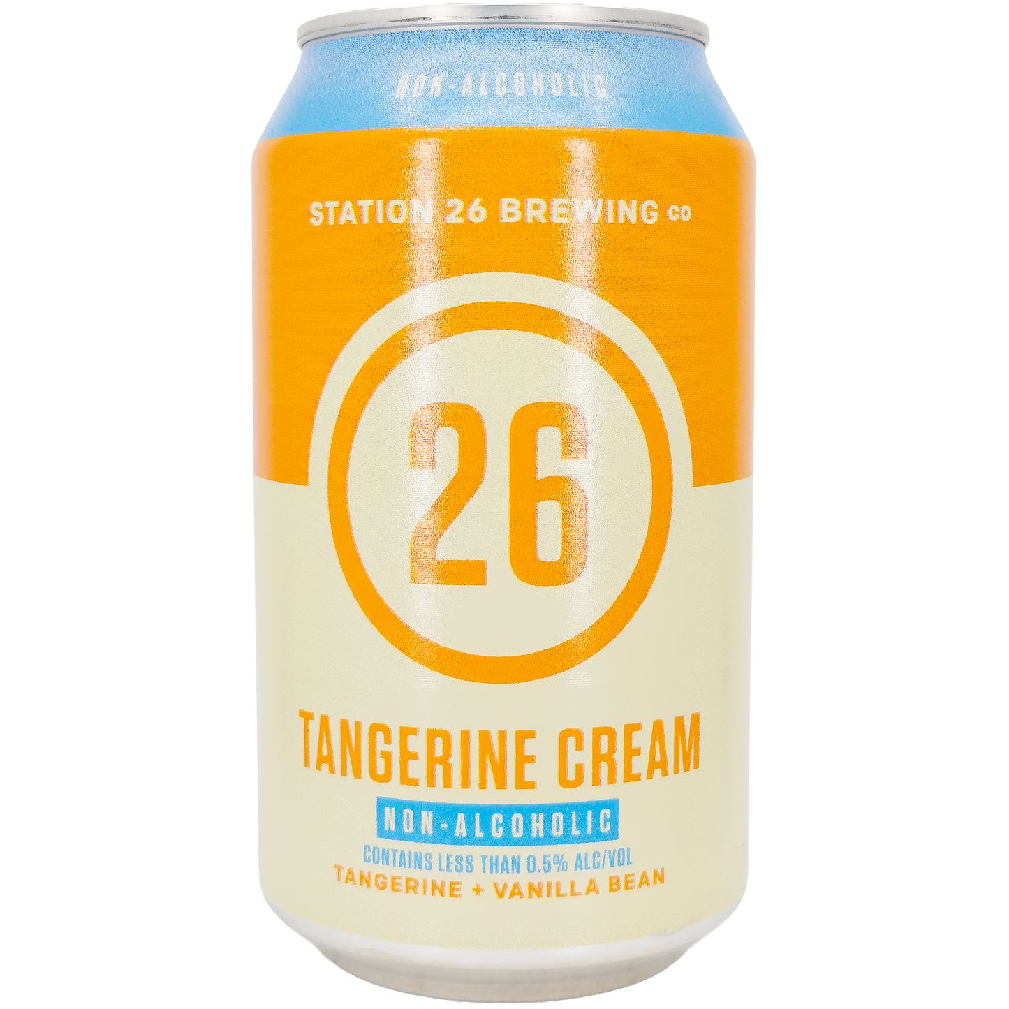 Station 26 Brewing Co. Non-Alcoholic Tangerine Cream Ale, Colorado