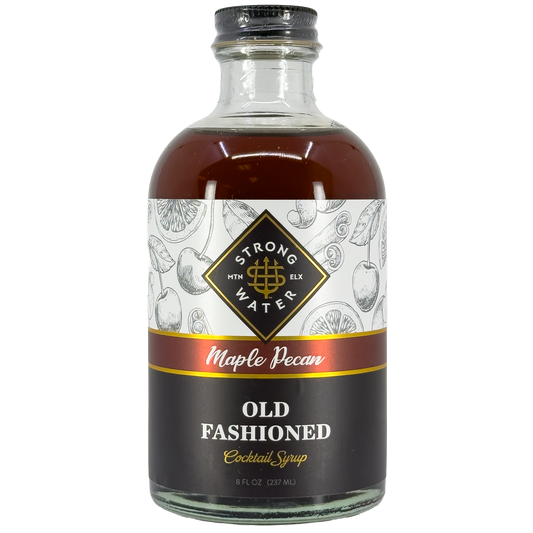 Strongwater Maple Pecan Old Fashioned Cocktail Syrup, Colorado