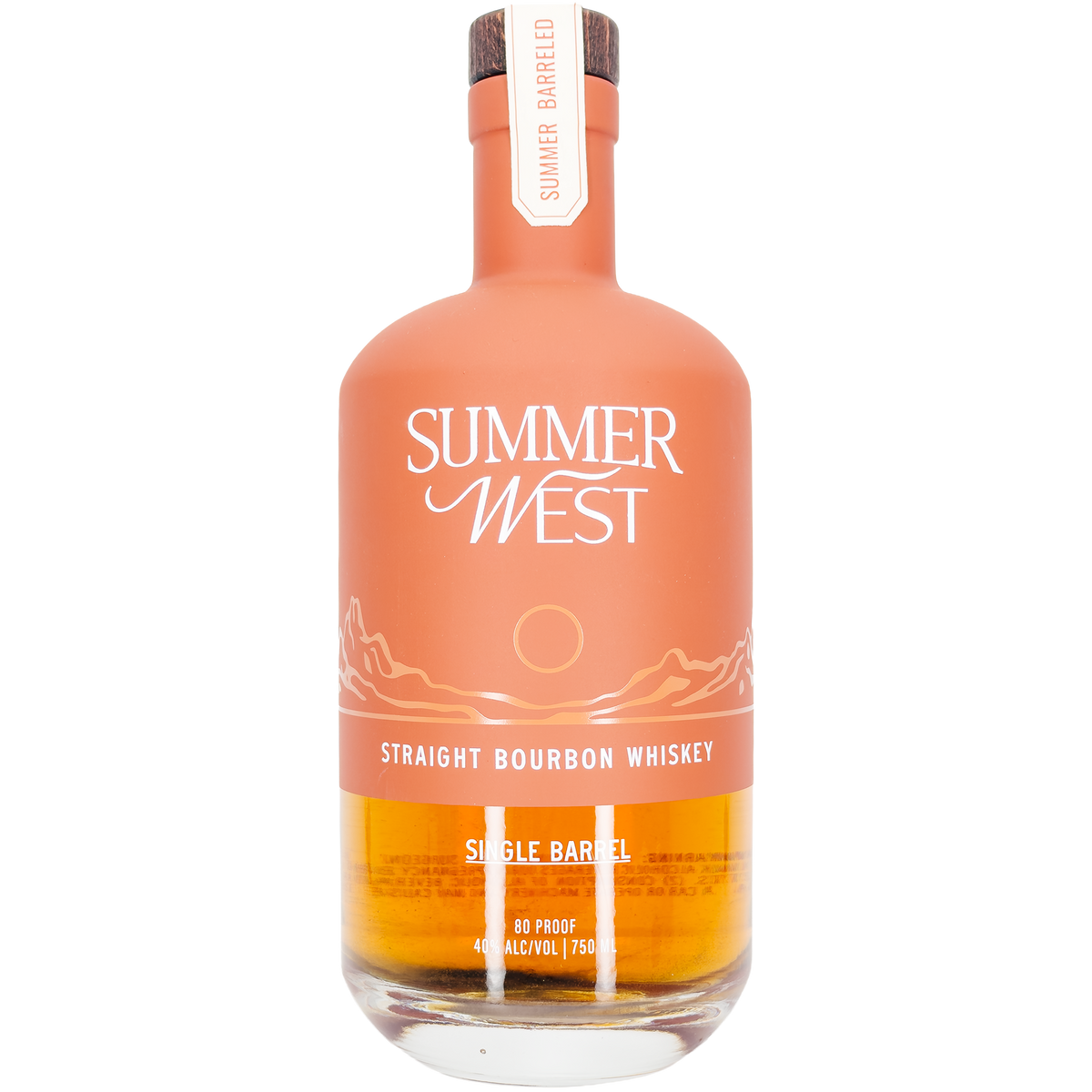 Summer West Single Barrel Straight Bourbon Whiskey, Colorado