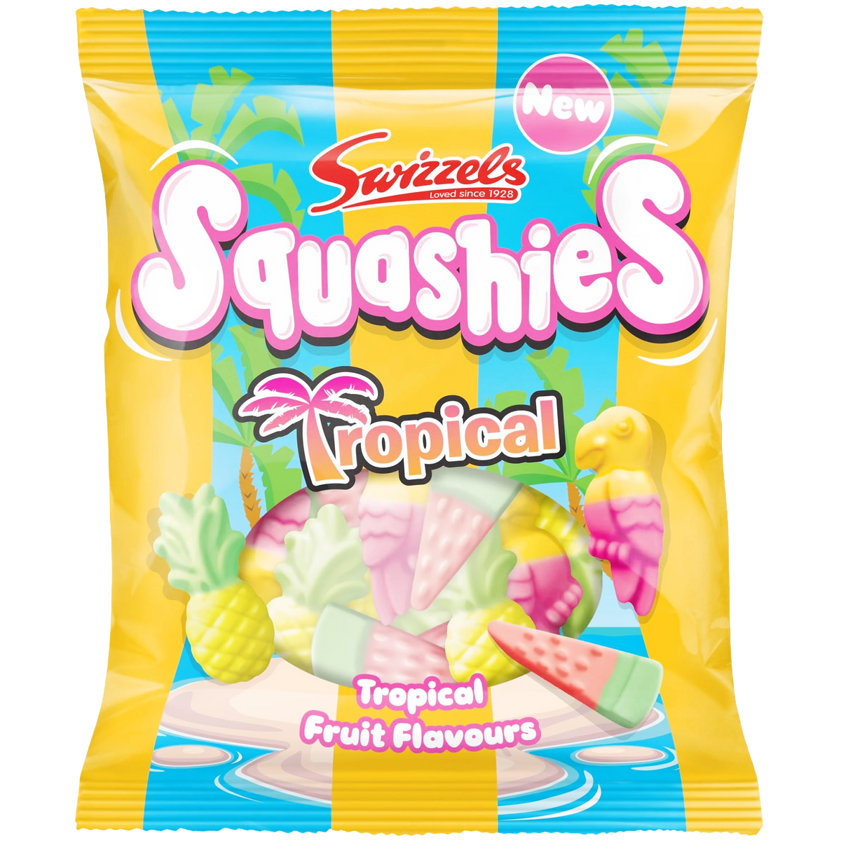 Swizzels Drumstick 'Squashies' Tropical Fruit Candy, United Kingdom