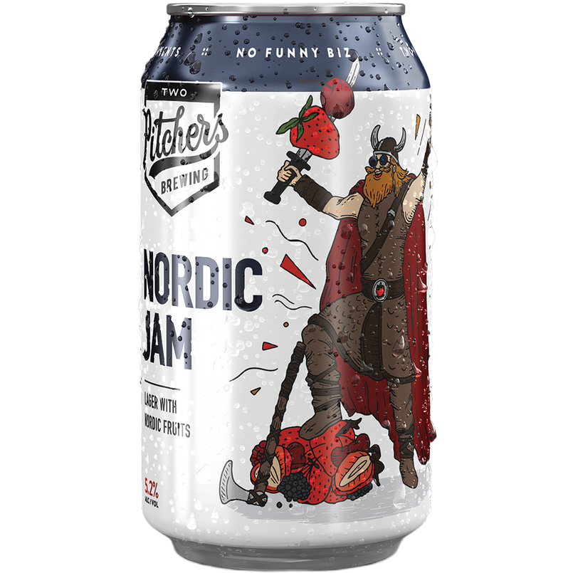 T.W. - Two Pitchers Brewing 'Nordic Jam' Lager Beer, California