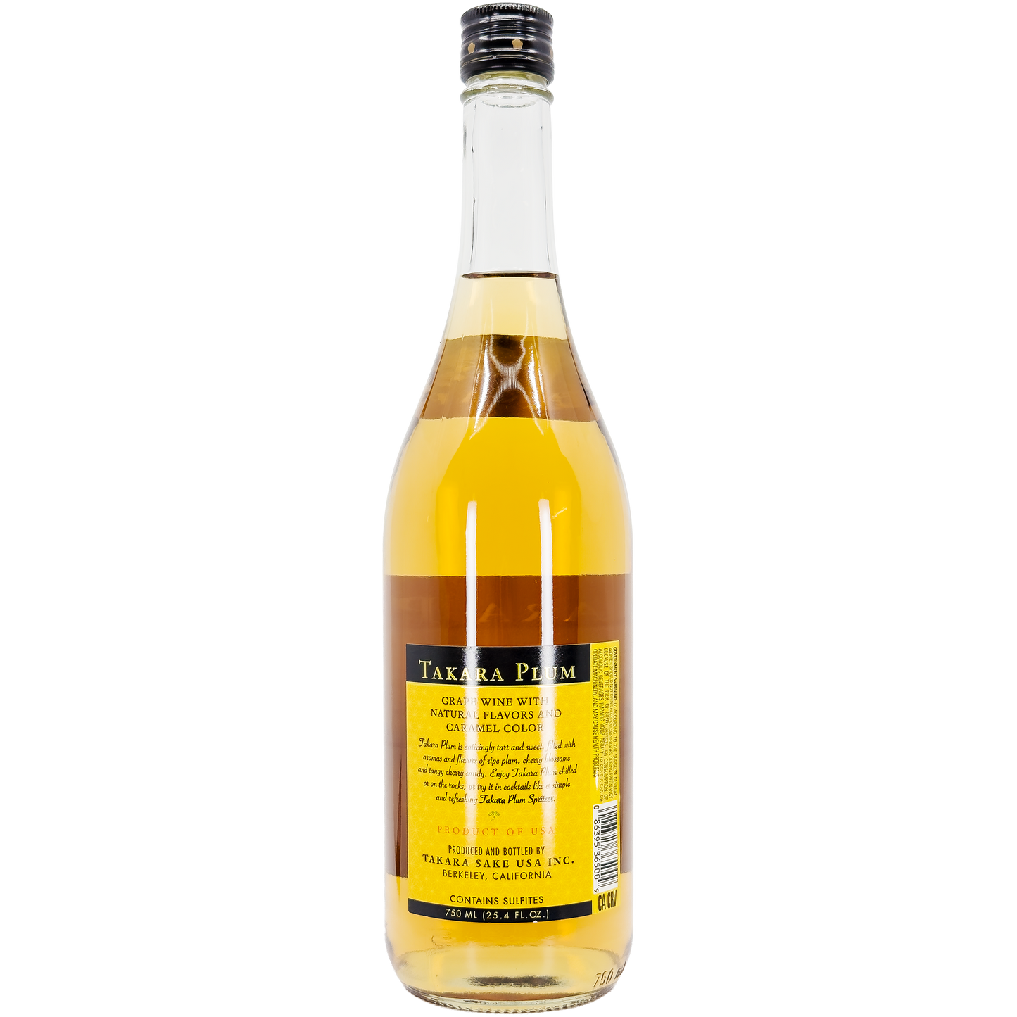 Takara Premium Plum Wine, California