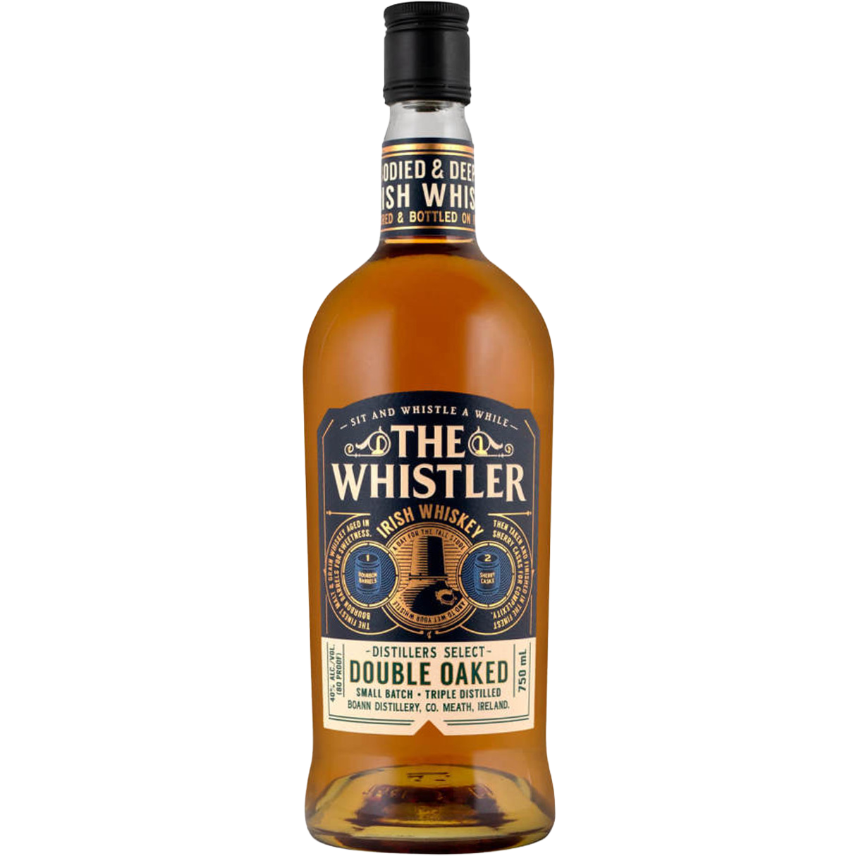 The Whistler Double Oaked 5 Year Old Single Malt Irish Whiskey, Ireland