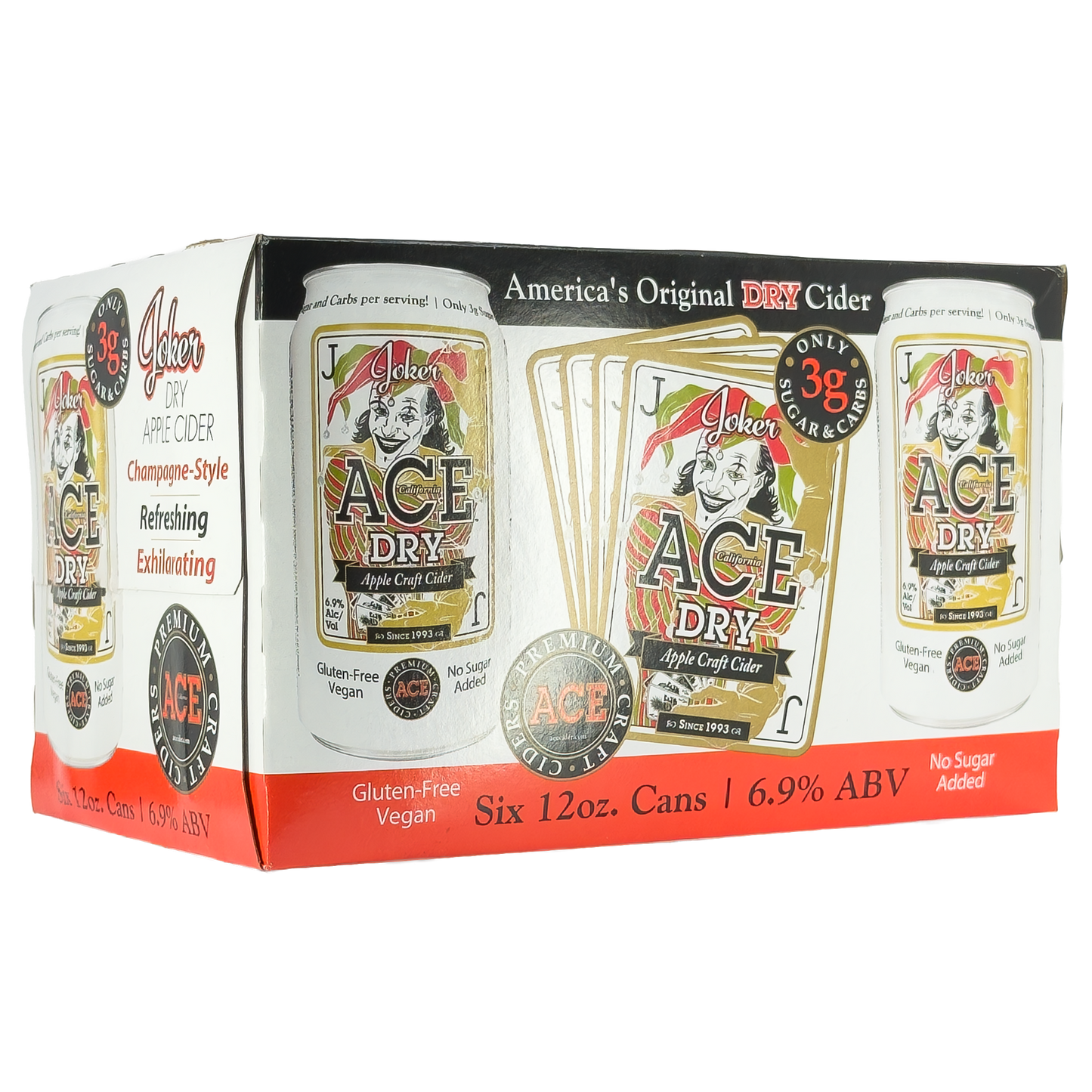 The California Cider Co. 'Ace' Joker Dry Hard Cider, Sonoma County, California