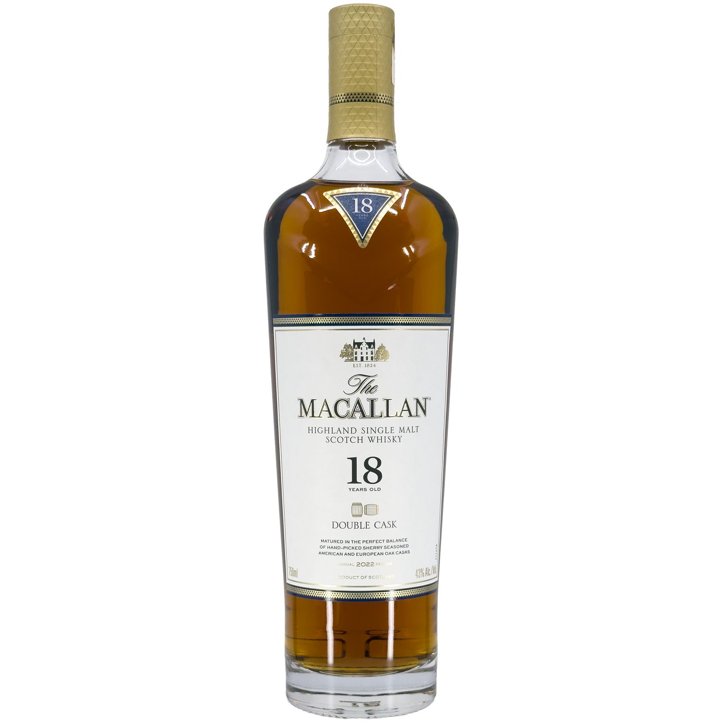 The Macallan Double Cask 18 Year Old Single Malt Scotch Whisky, Speyside - Highlands, Scotland