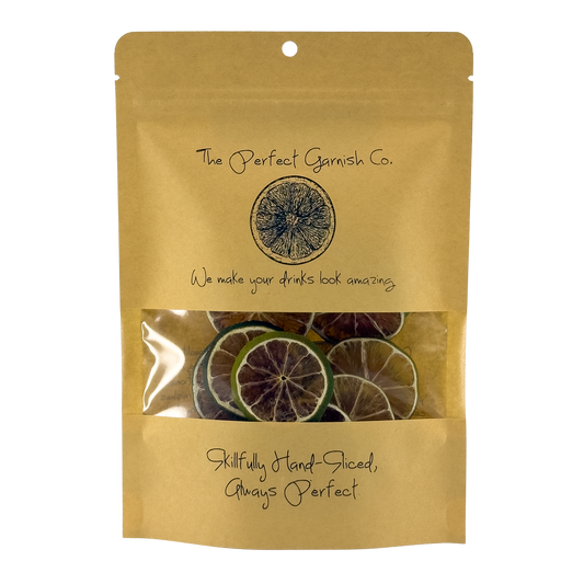 The Perfect Garnish Co. Lime Wheel Slices, Texas