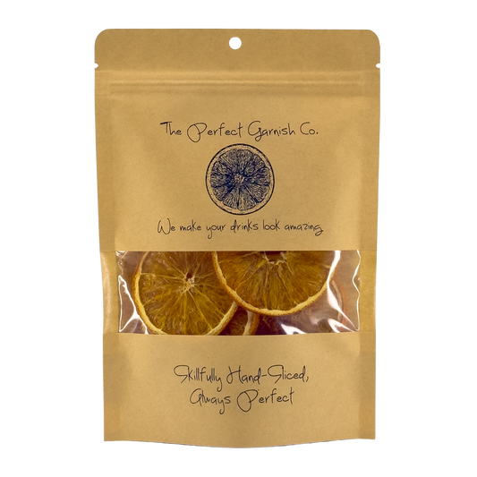 The Perfect Garnish Co. Orange Wheel Slices, Texas