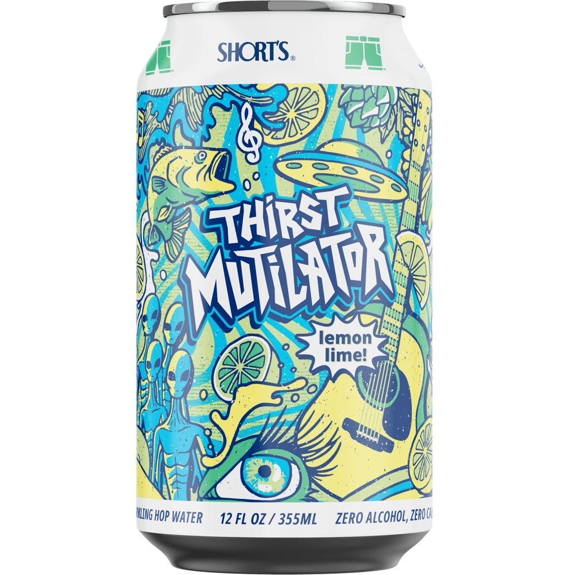 Short's Brew 'Thirst Mutilator' Lemon Lime Sparkling Hop Water, Michigan, USA