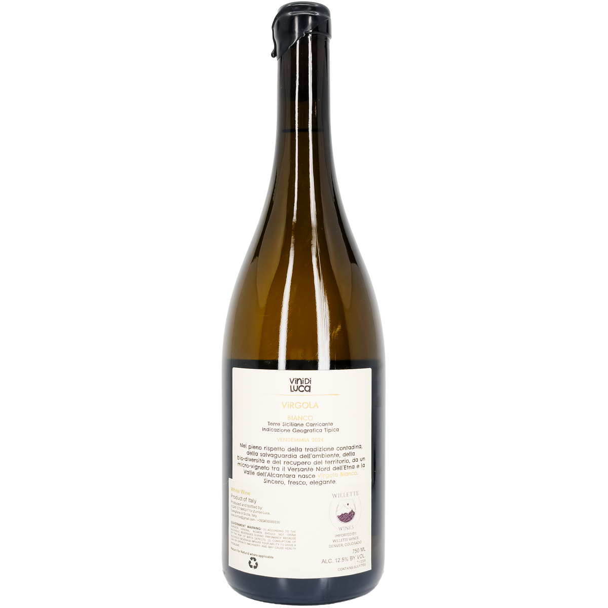 Vini di Luca Virgola Etna Bianco, Sicily, Italy