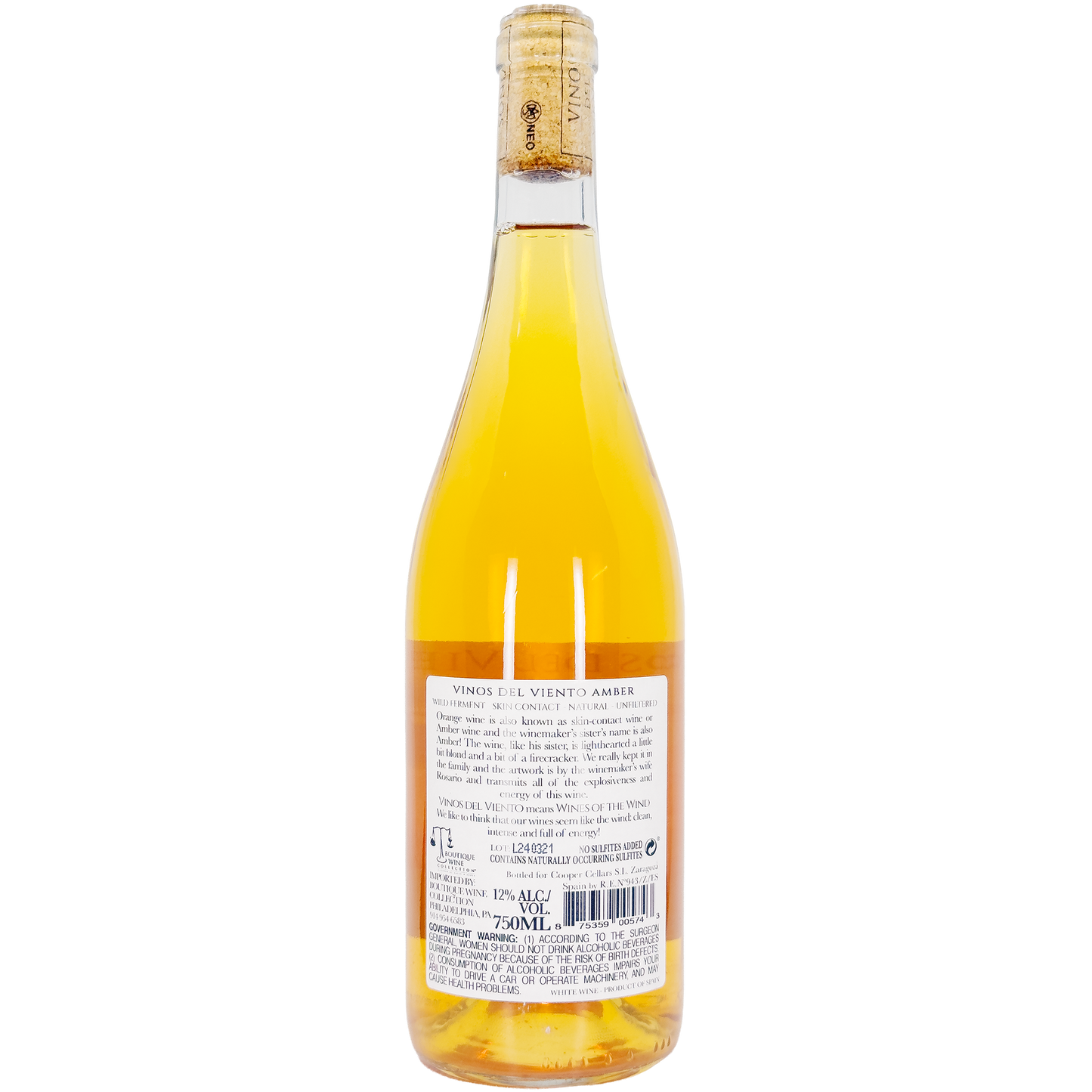 Vinos del Viento Amber, Spain