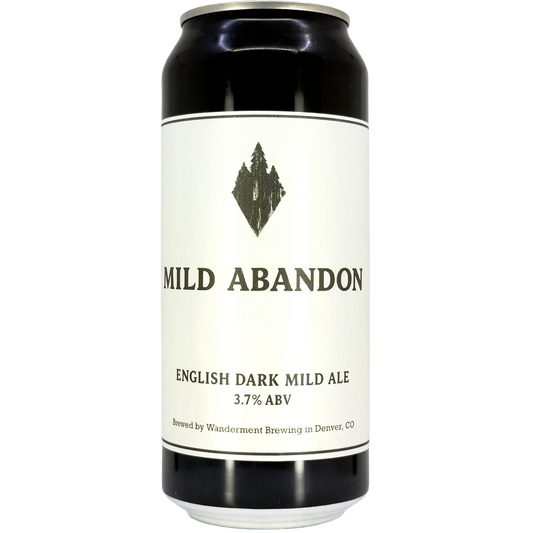 Wanderment Brewing 'Mild Abandon' English Dark Mild Beer, Colorado
