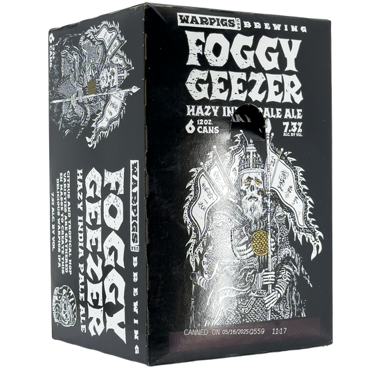 WarPigs Brewing x Three Floyds x Mikkeller 'Foggy Geezer' Hazy IPA Beer, Indiana
