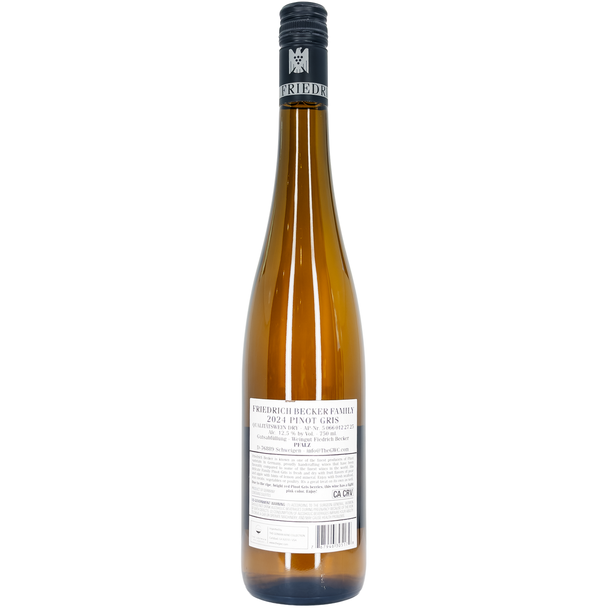Weingut Friedrich Becker Family Pinot Gris, Pfalz, Germany
