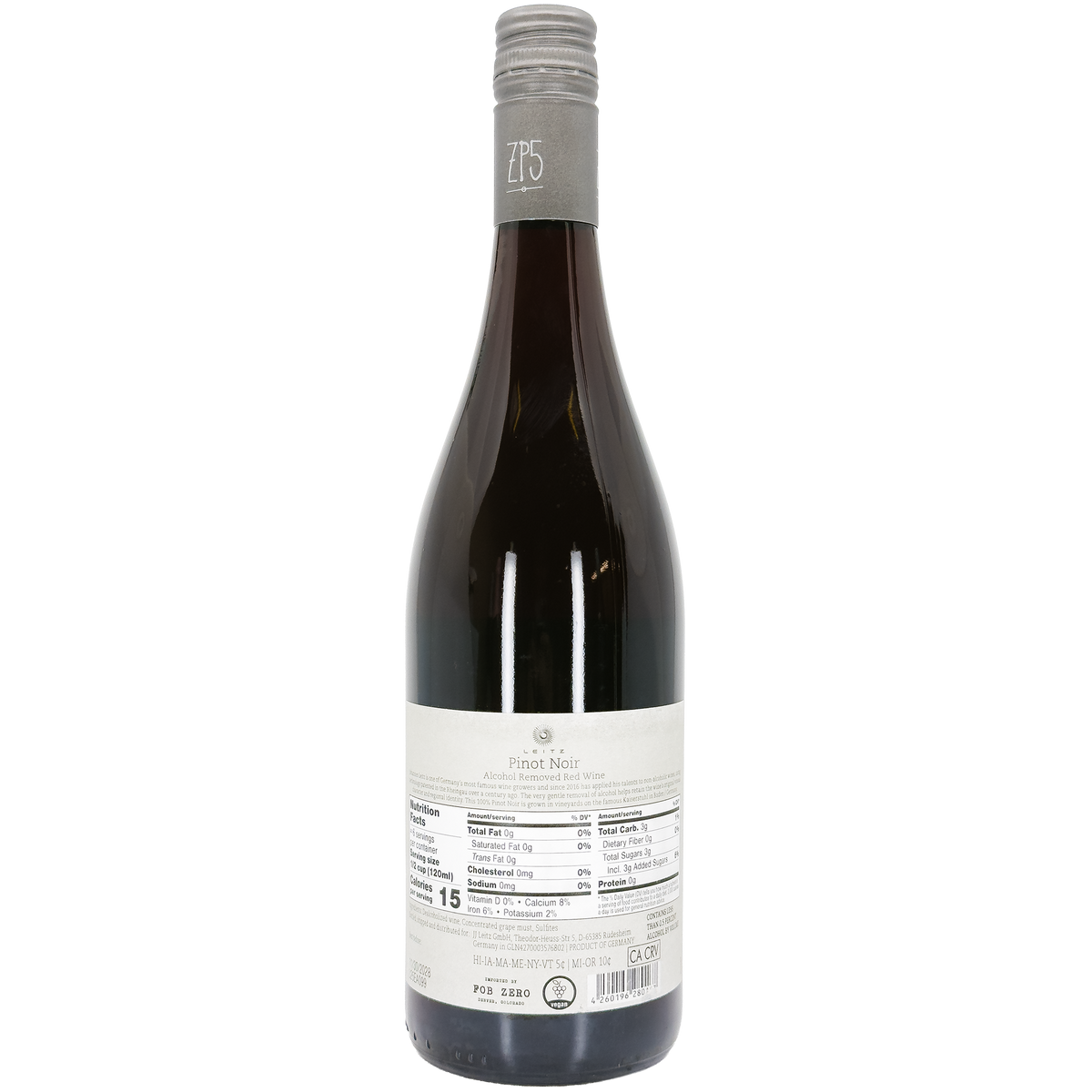 Weingut Leitz 'Zero Point Five' Pinot Noir, Rheingau, Germany