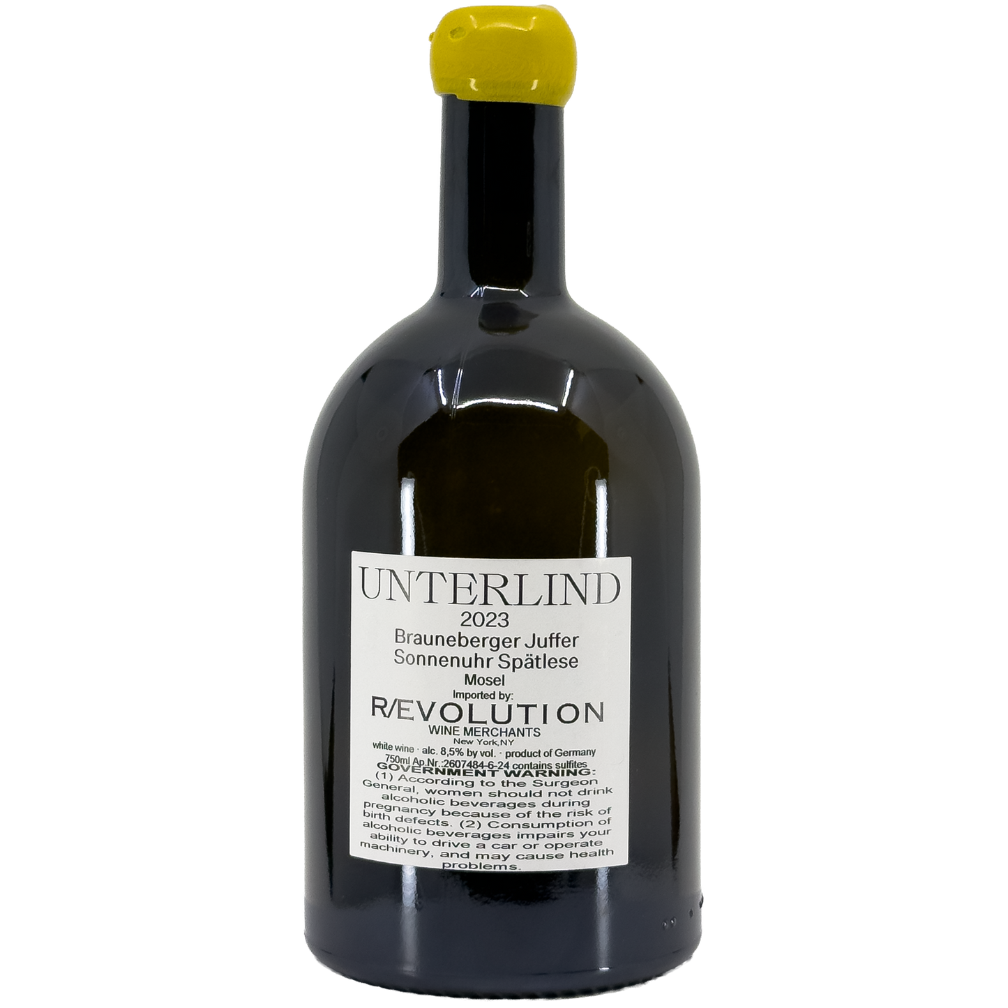 Weingut Unterlind 'Brauneberger Juffer Sonnenuhr' Riesling Spätlese, Mosel, Germany