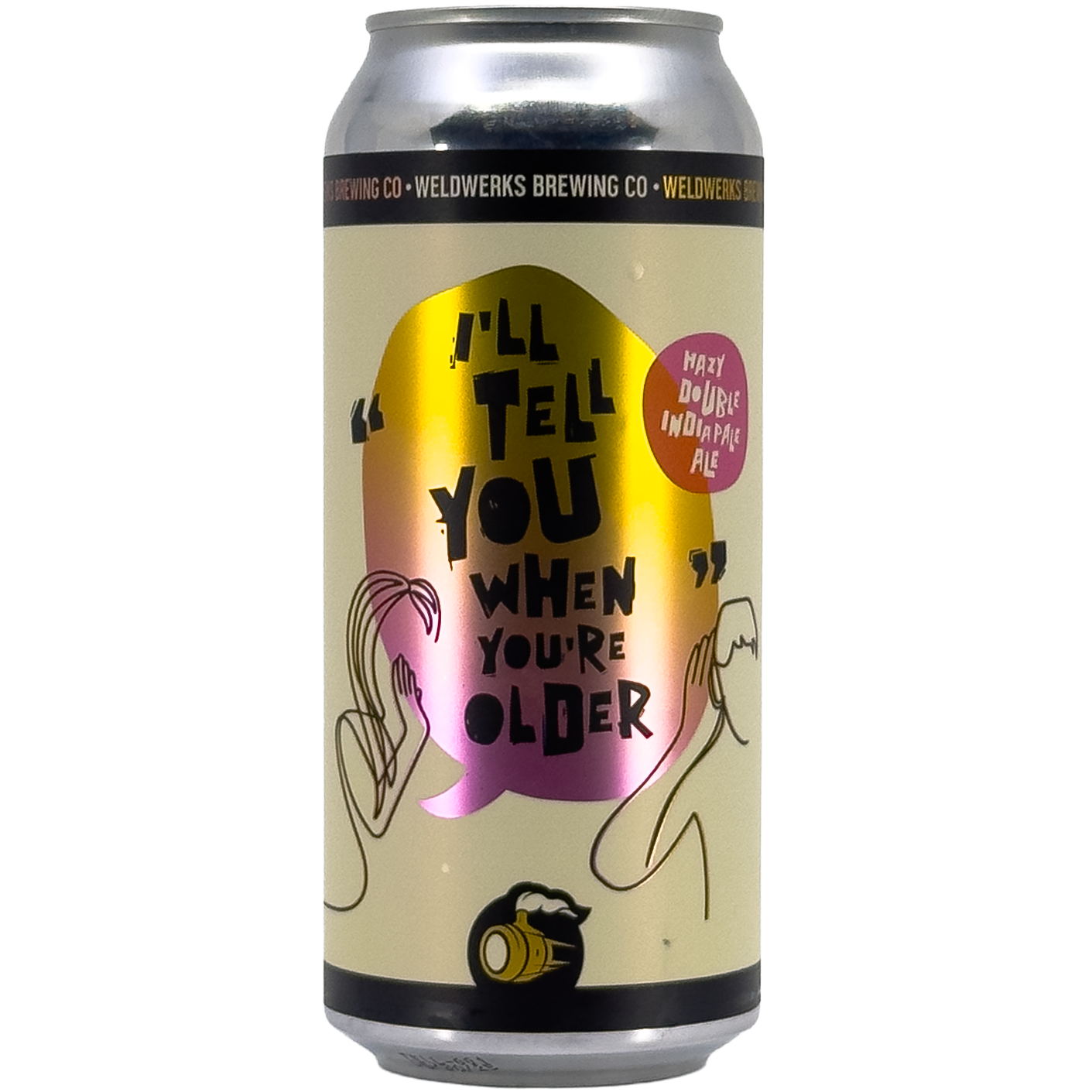 WeldWerks Brewing 'I'll Tell You When You're Older' Hazy DIPA, Colorado