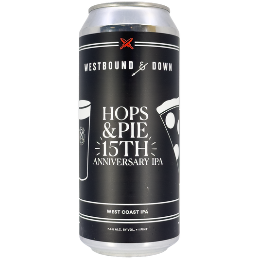 Westbound & Down Brewing 'Hops & Pie 15th Anniversary' West Coast-Style IPA Beer, Colorado