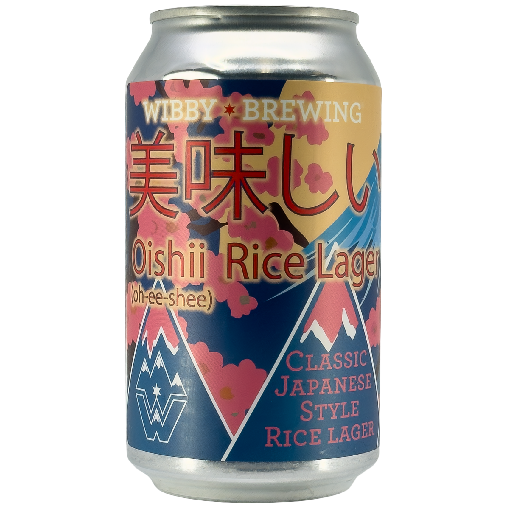 Wibby Brewing 'Oishii' Japanese Style Rice Lager Beer, Colorado