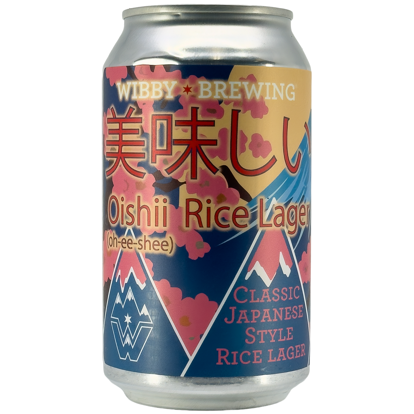 Wibby Brewing 'Oishii' Japanese Style Rice Lager Beer, Colorado