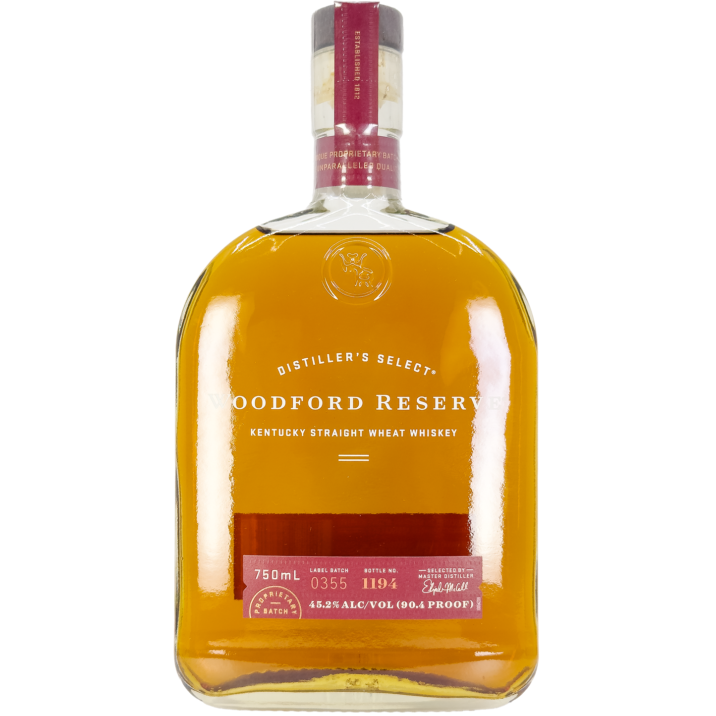 Woodford Reserve 'Distiller's Selection' Straight Wheat Whiskey, Kentucky