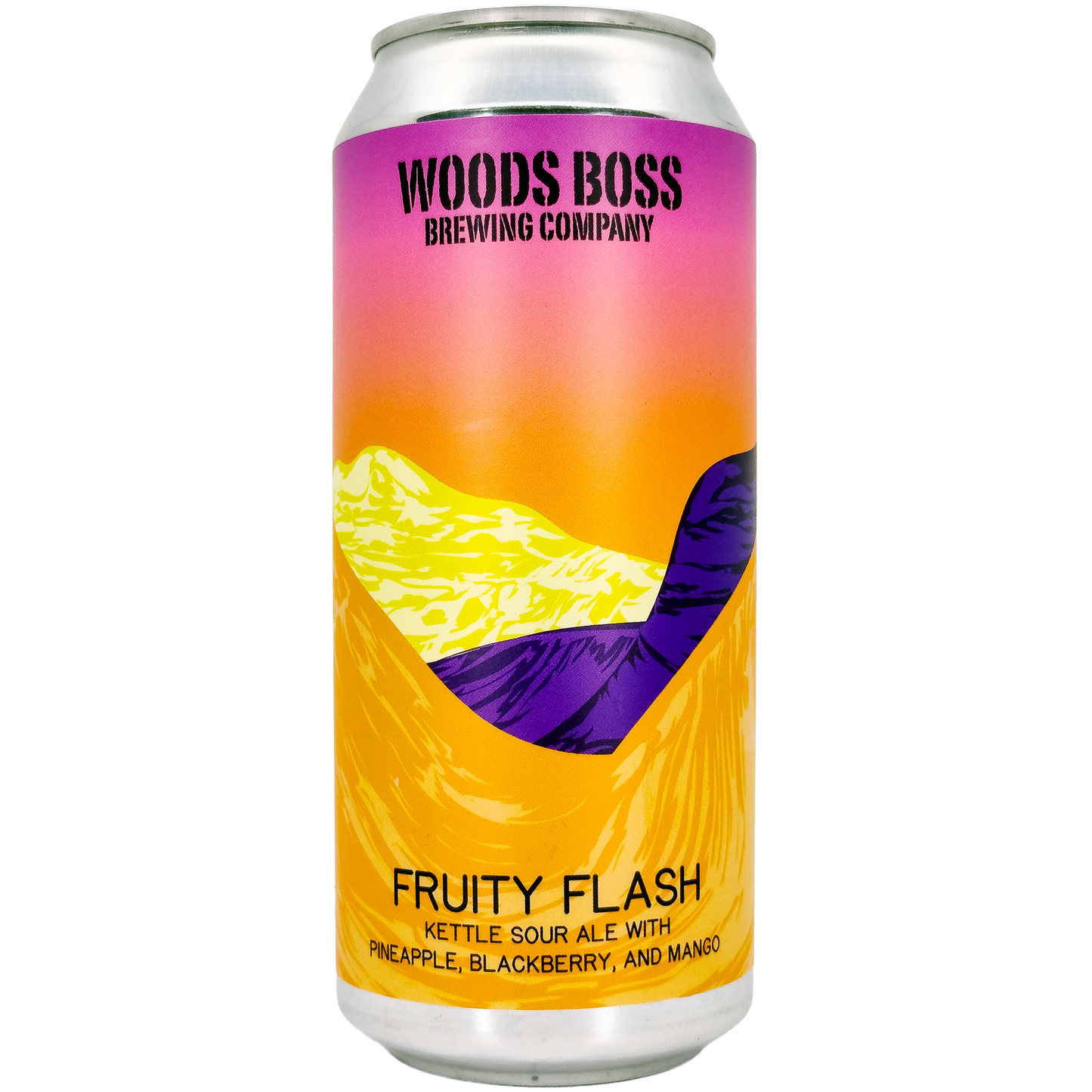 Woods Boss 'Fruity Flash' Fruited Kettle Sour Beer, Colorado
