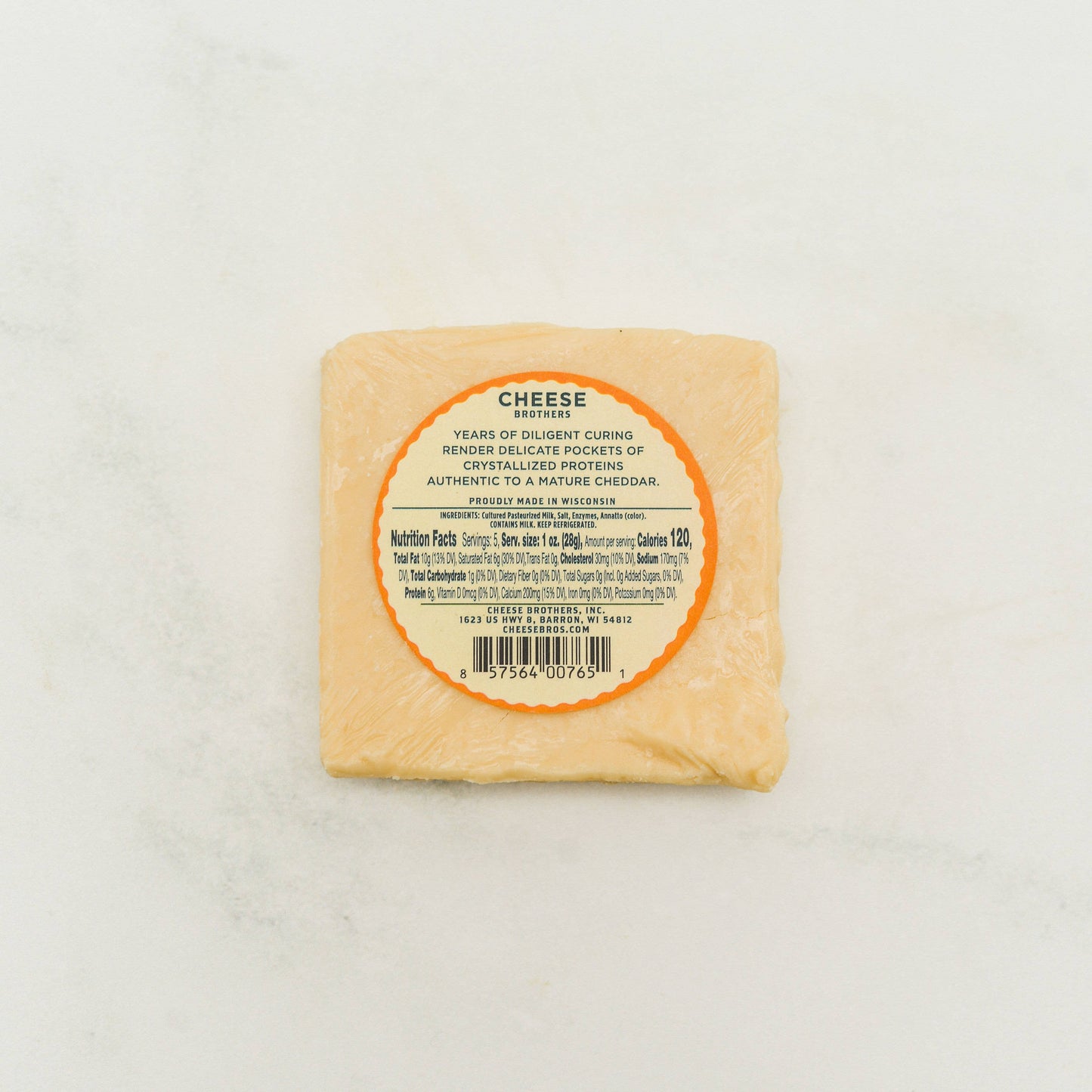 Cheese Brothers 15-Year-Aged Cheddar, Wisconsin