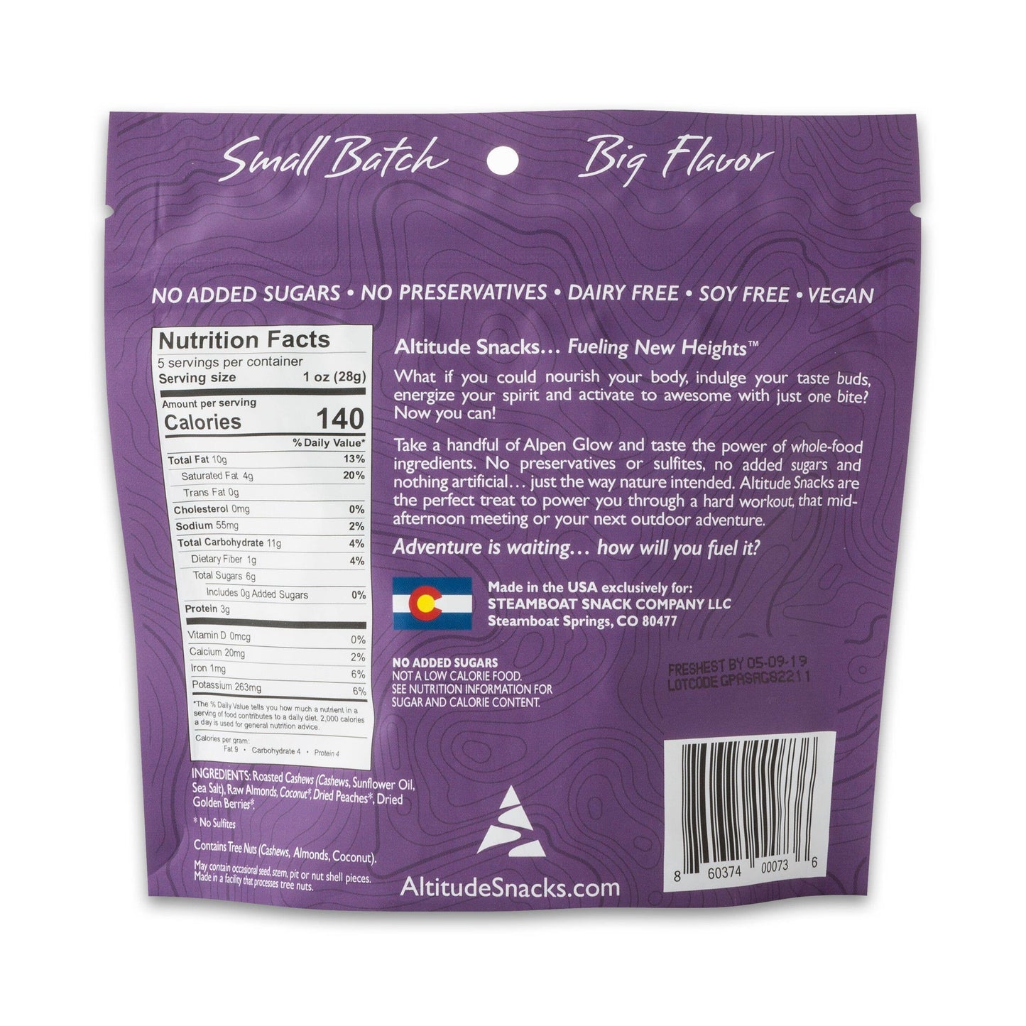 Altitude Snacks 'Alpen Glow' Trail Mix