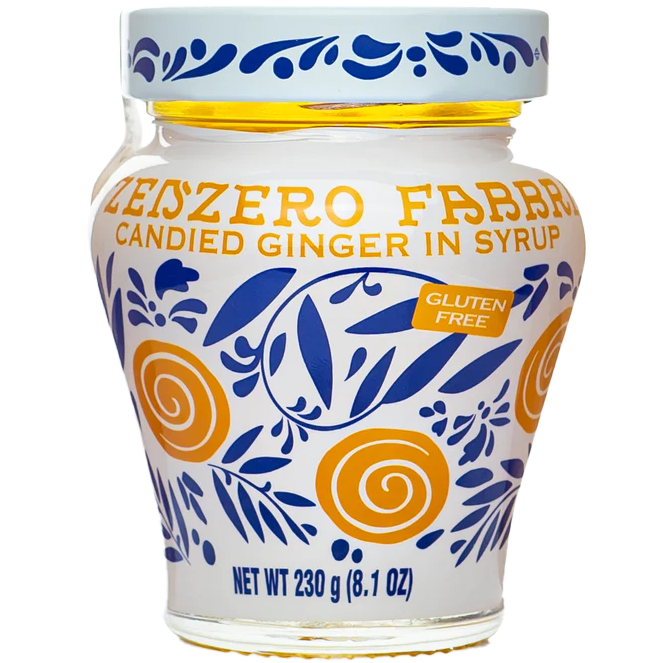 Zenzero Fabbri Candied Ginger in Syrup, Italy