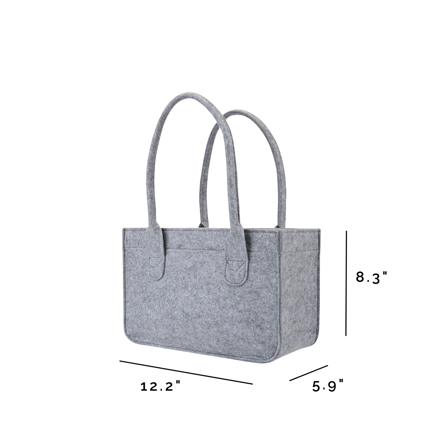 Out of the Woods Felt Shopper Tote Mini