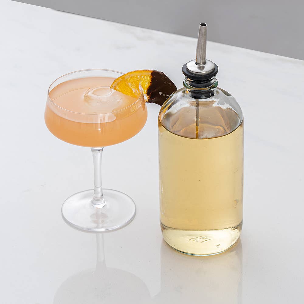 A Bar Above Stainless Steel Bottle Pour Spouts