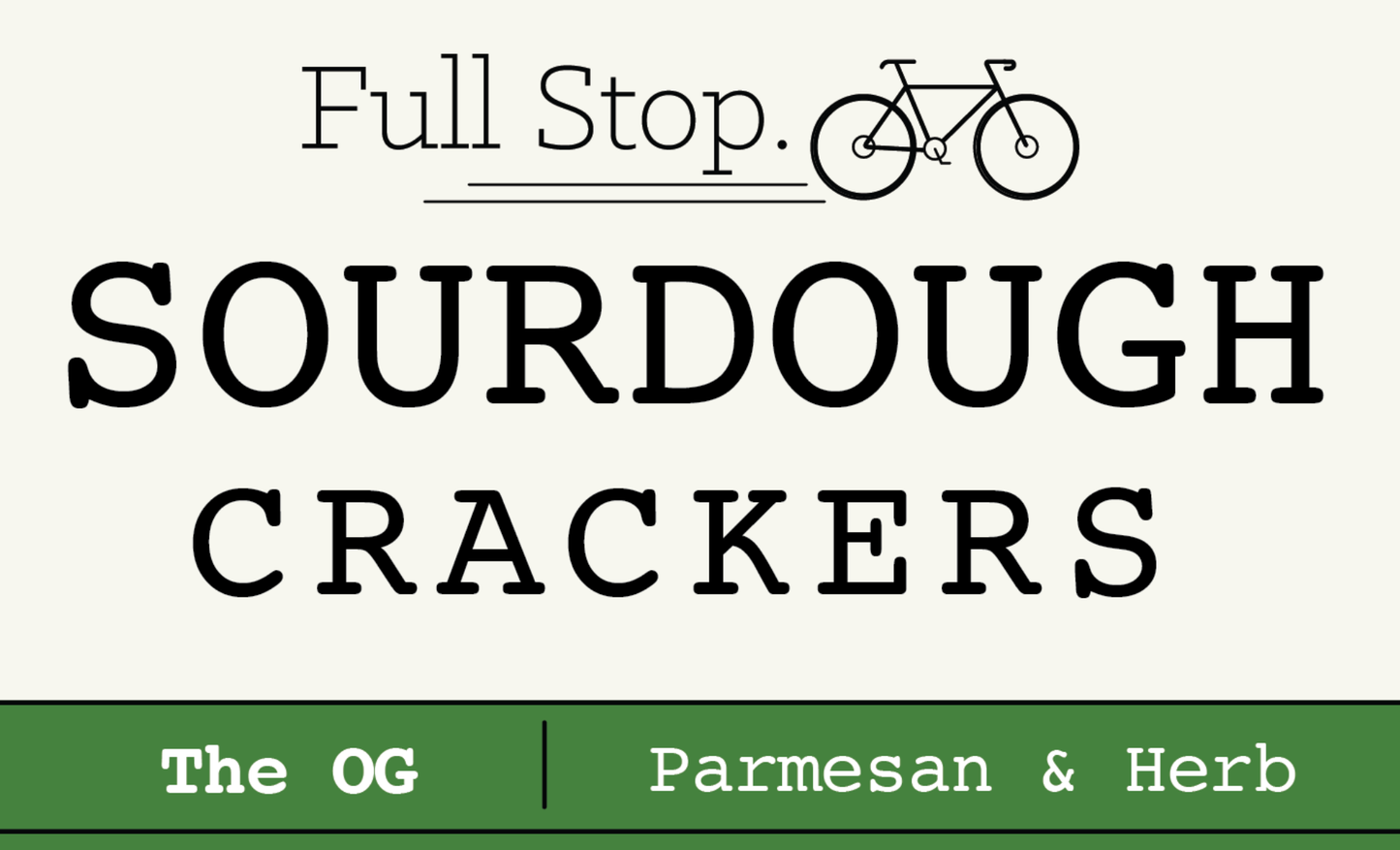 Full Stop Bakery Parmesan & Herb Sourdough Crackers, Colorado