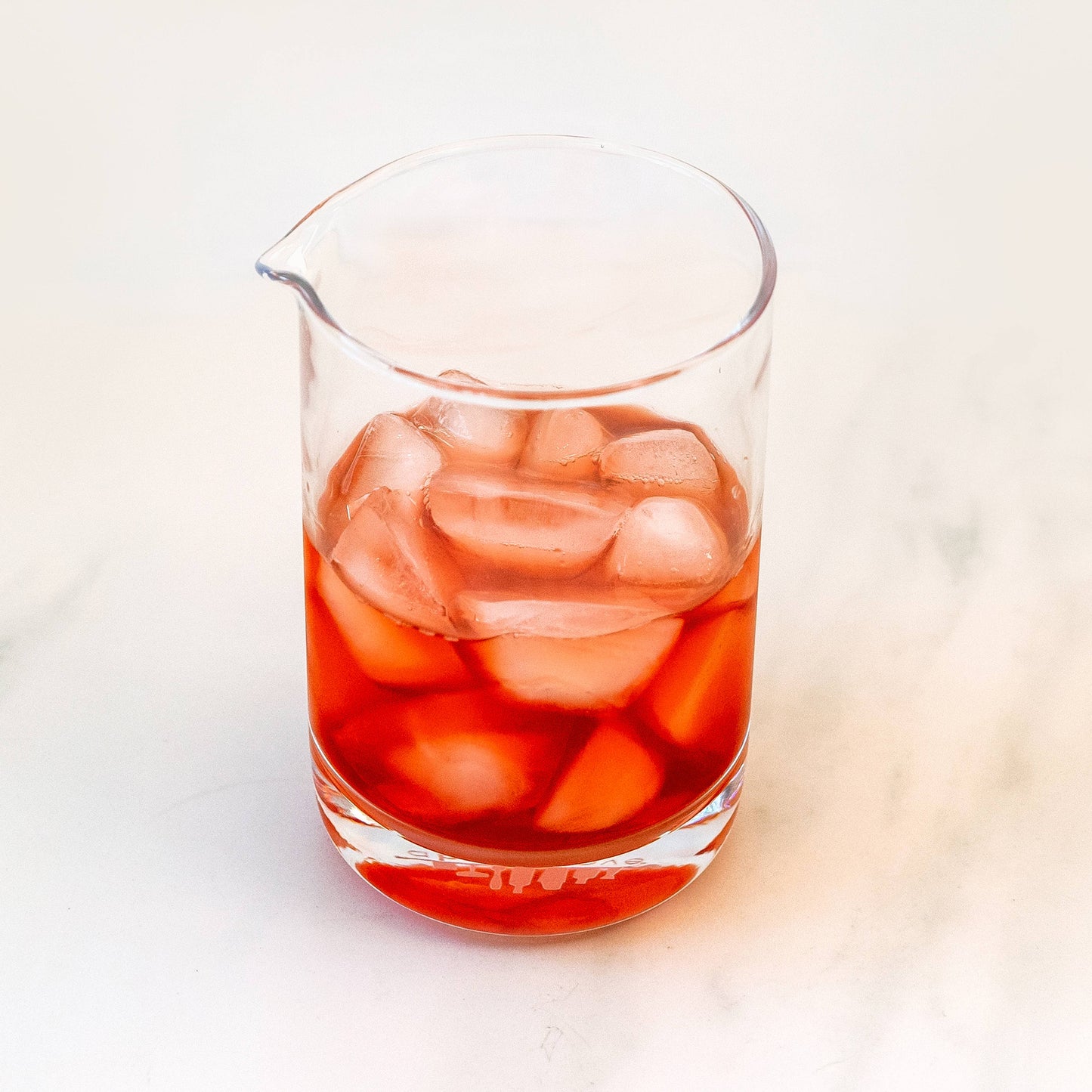 A Bar Above Cocktail Mixing Beaker