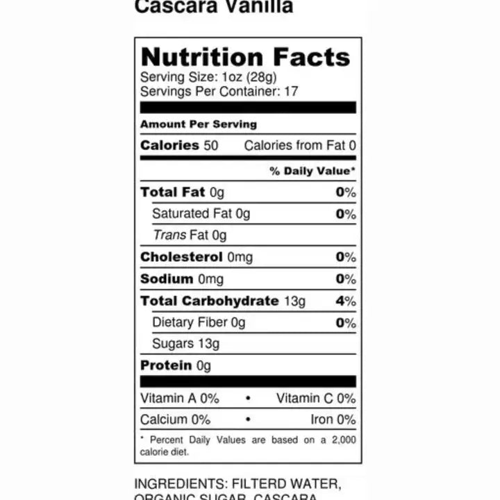 Iconic Cocktail Co. Cascara Vanilla Cocktail Mixer