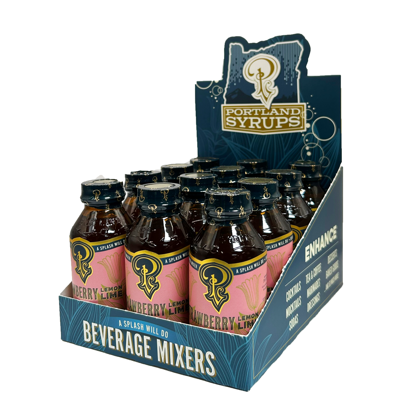 Portland Syrups Strawberry Lemon Lime Syrup, Oregon